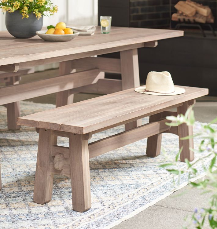 Ronde Teak Bench