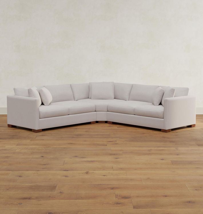 Wrenton 3 Piece Double Sofa with Wedge Corner Rejuvenation