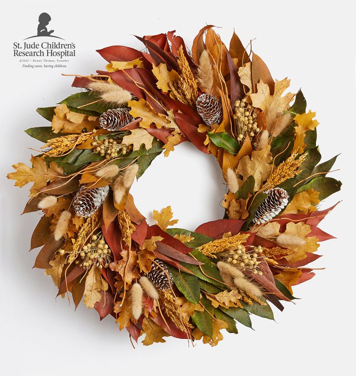 Golden Ginger Dried Wreath