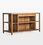 Malek Kitchen Island - 62" - Smoked Acacia