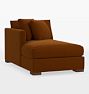 Wrenton Classic Sectional Left Arm Chaise, Cannes Velvet Cognac