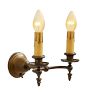 Pair of Vintage Classical Revival Double Candel Sconces