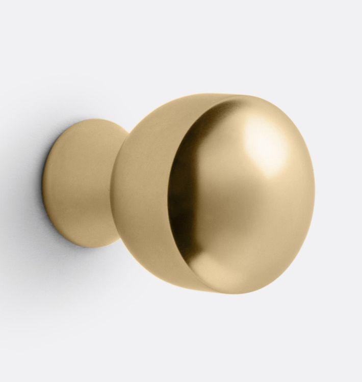 Lyle Cabinet Knob, Aged Brass