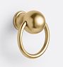 Quincy Drop Ring - Aged Brass