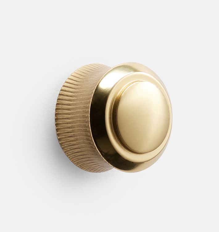 Rigdon Cabinet Knob, Aged Brass