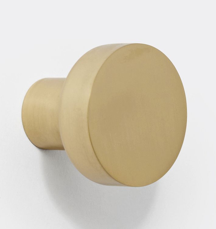 Meadows Cabinet Knob, Aged Brass