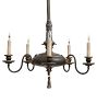 Vintage Classical Revival 5-Light Candle Chandelier