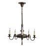 Vintage Classical Revival 5-Light Candle Chandelier