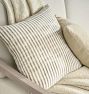 Woven Cotton Striped Pillow Cover