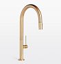 Poetto Pull Down Faucet, Satin Bronze PVD