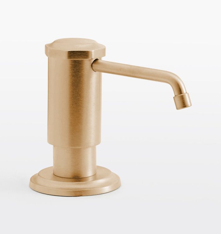 Descanso Soap Dispenser, Satin Bronze PVD