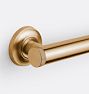 Descanso Round Grab Bar, 12" - Satin Bronze PVD