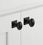 Oval Cabinet Knob with Square Backplate