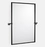 Meadows Sharp Rectangle Pivot Mirror, 21" x 32" - Oil-Rubbed Bronze