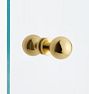 Topher Shower Door Knob - Aged Brass