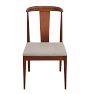 Vintage Reupholstered Teak Dining Chair