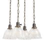 Vintage 4-Light Classical Revival Cluster Pendant