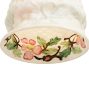 Vintage Pendant with Hand-Painted Floral Shade