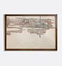 Cityscape Framed Reproduction Wall Art Print 14"x10" by Wilhelmus Johannes Steenhoff