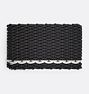 The Rope Co. Single Stripe Doormat - 18"x30" - Charcoal and Pearl