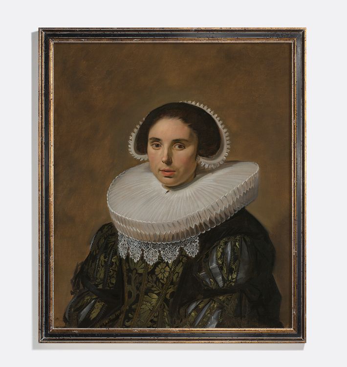 Portrait of a Woman II Framed Reproduction Wall Art Print 18"x21" by Frans Hals