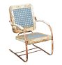 Vintage Cantilevered Patio Lounger