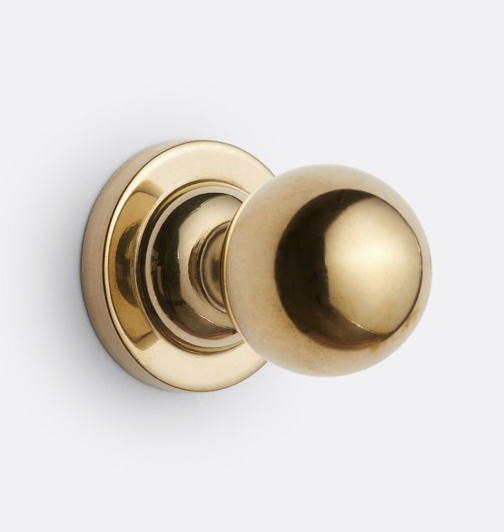 Naomi Cabinet Knob, Unlacquered Brass