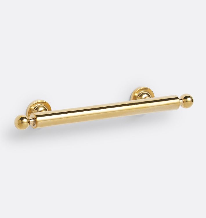 Naomi Drawer Pull, 4" - Unlacquered Brass