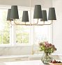 Ansel 34&quot; Chandelier, Metal Shades