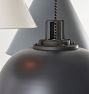 Butte 22&quot; Dome Pendant, Oil-Rubbed Bronze Fitter