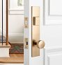 Arlo Knob Exterior Bronze Door Set