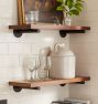 Brass Rod Shelf Brackets