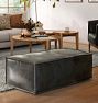 Grant Rectangular Leather Ottoman