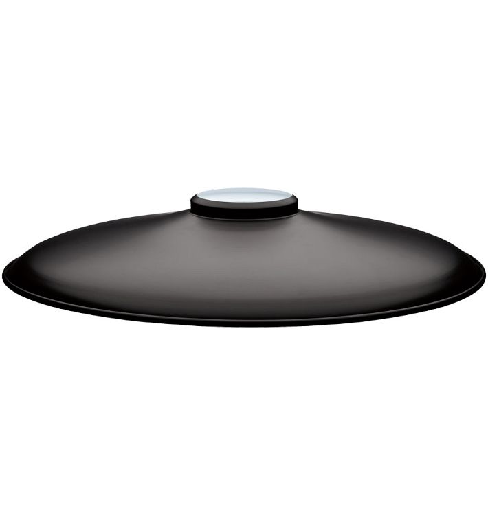 Carson 20" Shallow Dome Reflector Shade - Matte Black