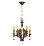 Intricate Vintage 5-Light Romance Revival Candle Chandelier