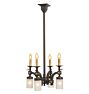 Vintage Arts & Crafts 8-Light Converted Gas with Electric Chandelier