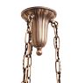 Vintage Sheffield Style 3-Light Suspended Pan Chandelier