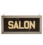 Double-Sided Vintage SALON Lighted Sign