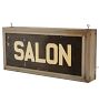 Double-Sided Vintage SALON Lighted Sign