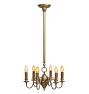 Five Light Colonial Revival Candle Chandelier, Circa 1920