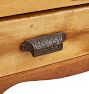 Tall Vintage Pine Blanket Chest with Drawer