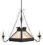 Vintage Arts &amp; Crafts Converted Gas with Electric Chandelier