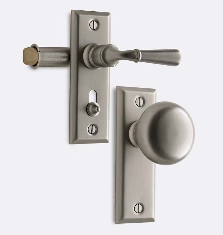 Putman Screen Door Latch Set, Brushed Nickel