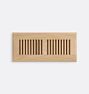 Surface Mount Wood Register, 6" x 12"