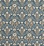 Bellflowers Morris & Co Wallpaper, Indigo and Linen SWATCH