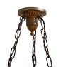 Vintage 3-Light Chandelier with Turnkey Sockets