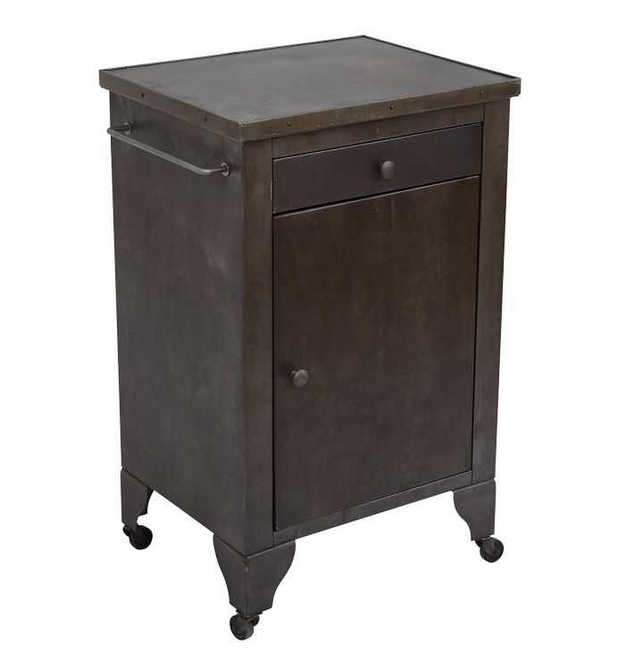 Raw Steel Hospital Cabinet