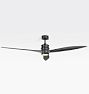 Falcon LED Ceiling Fan, Matte Black & Matte Black Blade