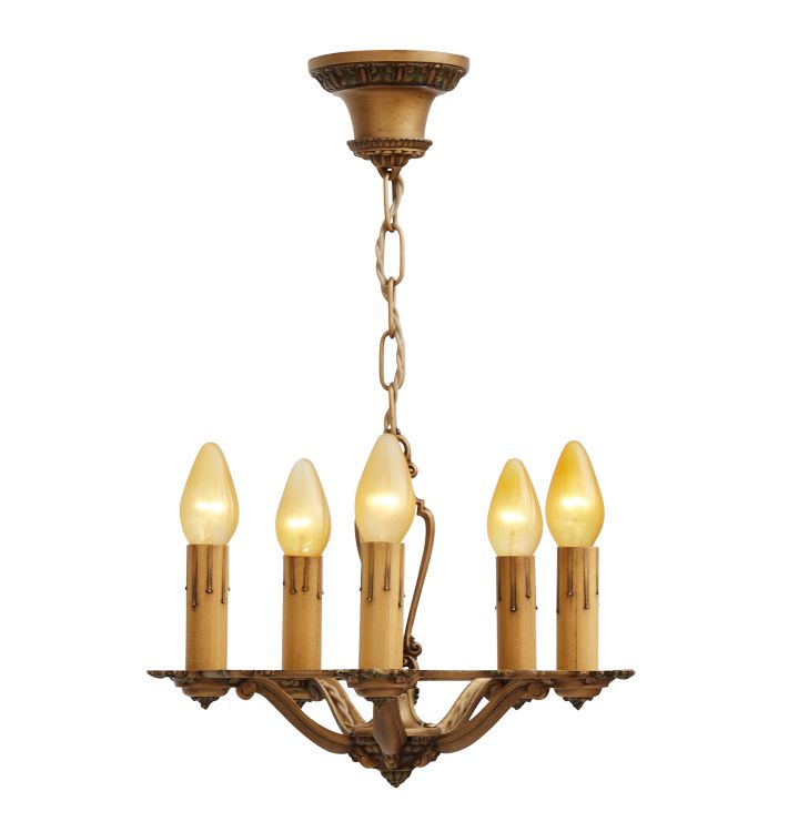 Classical Revival 5-Light Candle Chandelier