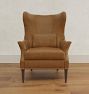 Clinton Modern Wingback Leather Recliner Chair